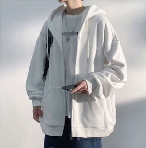 Chaqueta de lana de algodón suave para ropa informal Sudadera con capucha con cremallera para hombre de moda Sudadera con capucha con cremallera de invierno de lana de algodón con bolsillos de canguro - Product Image 4