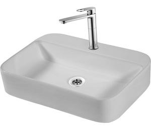 Fregadero de cerámica rectangular con área de lavabo amplia diseñado para un fácil mantenimiento y encimeras modernas 2025 - Product Image 1