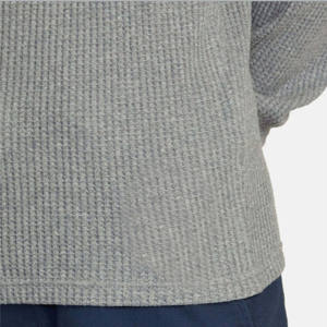 Sweat à capuche en molleton 100% coton pour homme, tricot gaufré thermique, manches longues, pull-over, chaud, respirant, décontracté, pour l'automne et le froid - Product Image 5