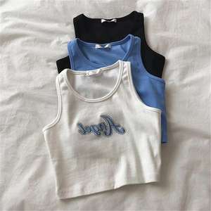 Camiseta sin mangas ecológica | Camisa de mujer elástica para el hogar, viajes y estilo activo - Product Image 1