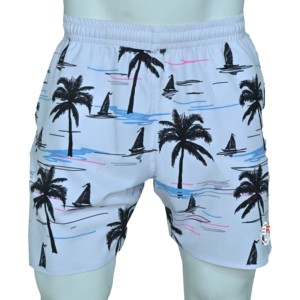 Men Fashion Beach <b>Shorts</b> Quick Dry <b>Swim</b> Surf <b>Trunks</b> OEM ODM Custom Logo Polyester BEACH PRINTED <b>Shorts</b> - Product Image 3
