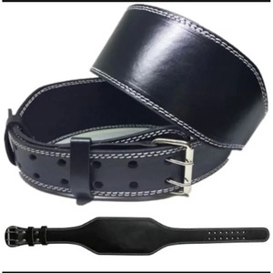 Ceinture de fitness en cuir de vachette véritable, largeur et longueur personnalisables, boucle en cuivre, haute qualité, options de couleur/logo/design personnalisés - Product Image 3
