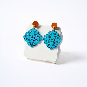 Minh Giang หัตถกรรมหัตถกรรมต่างหูเขาควายธรรมชาติทำด้วยมือน้ำหนักเบาเป็นมิตรกับสิ่งแวดล้อมห้อยเครื่องประดับสำหรับผู้หญิง - Product Image 6