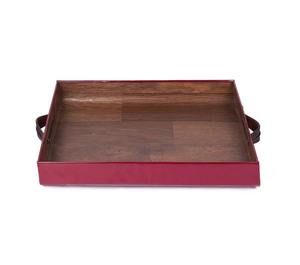 Plateau de service en bois émaillé au design moderne pour la décoration de table de cuisine - Product Image 2