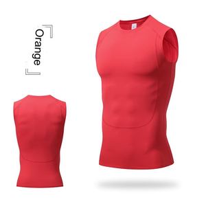 Débardeur de sport sans manches à compression pour homme, léger, amincissant, à séchage rapide, pour sport de plein air, grande taille - Product Image 2