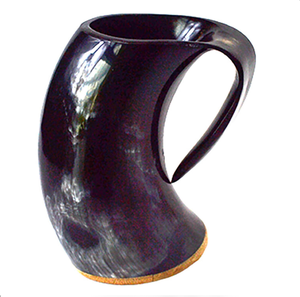 Jarra de cuerno de búfalo perfecta para disfrutar de tu jarra de cerveza artesanal favorita taza de cuerno vikingo para beber nórdico de búfalo al por mayor - Product Image 1