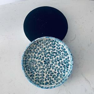 ถาดเสิร์ฟอาหารหรูหราฝังกระดูกถาดเสิร์ฟอาหารแม่ของไข่มุกและกระดูก - Product Image 1