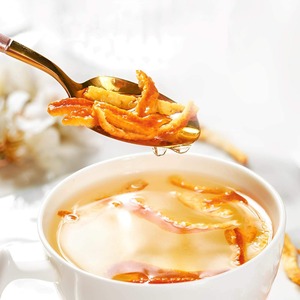 Délicieuses pelures d'orange séchées biologiques saines sans sucre écorces de mandarine sèches déshydratées peau d'agrumes citron vert - Product Image 6