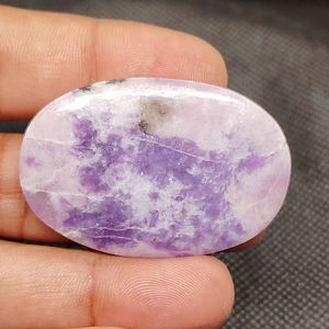 Cabujón de Lapidolita Azul de Alta Calidad, Piedra Preciosa Natural Pulida, Tamaños Mixtos de 5-8 mm para la Fabricación de Joyas, Piedras Preciosas Sueltas - Product Image 1