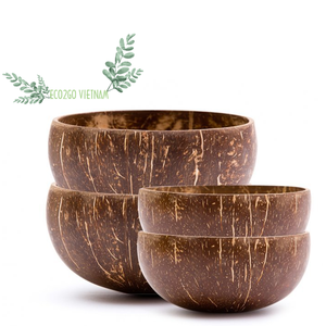 Vente chaude 2025 bol en coquille de noix de coco biodégradable et naturel avec cuillère petit logo Laser gravé fabriqué au Vietnam - Product Image 5