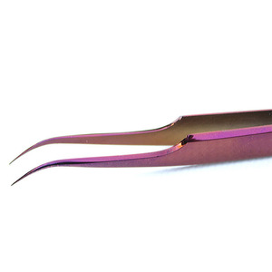Pinzas Profesionales de Alta Calidad para Extensión de Pestañas, Puntas Finas de Acero Inoxidable, Removedor de Cutículas, Herramienta de Manicura y Maquillaje - Product Image 2