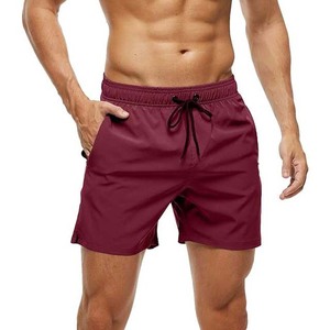 Pantalones cortos transpirables de algodón y poliéster para hombre, ropa deportiva de talla grande, de primera calidad, de color sólido - Product Image 3