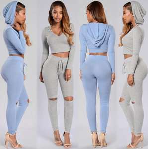 Hiver et Automne personnalisé Survêtement de jogging écologique décontracté pour hommes Sweats à capuche deux pièces avec poche et pantalon de survêtement - Product Image 2