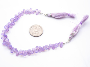 Cuentas de cuarzo de lavanda de cristal rosa púrpura facetadas genuinas piedras preciosas sueltas para pulsera DIY diseño de fabricación de joyas - Product Image 6