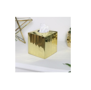 Soporte para pañuelos de Latón chapado en cobre, de buena calidad de diseño hecho a mano servilletero, novedad, venta al por mayor - Product Image 1