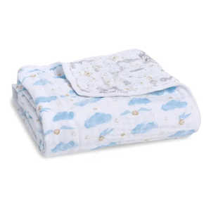 Customized 100% Printed Pattern Super Soft Bamboo Cotton Muslin Swaddle Blanket <b>Quilt</b> Baby Receiving Blanket Wrap item for Kids - Product Image 1