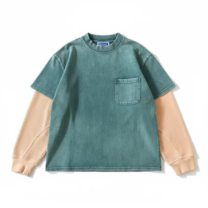 Camisetas de Hombre de Alta Calidad, Diseño Nuevo, Fabricación 2026, Camisetas de Manga Larga de Algodón para Hombre, Camisetas Personalizadas de Alta Calidad - Product Image 4