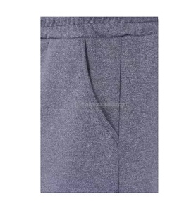 Pantalones Cortos para Hombre, Ecológicos, de Tejido Terry Sólido, Cintura Elástica, Estilo Formal Medio, Logotipo Pintado en la Parte Delantera, Lavados - Product Image 4