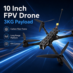 Drone FPV Quadricoptère 10 Pouces avec Châssis en Fibre de Carbone, Moteur Brushless, Caméra FPV, Capacité de Charge de 3 kg, OEM ODM - Product Image 2