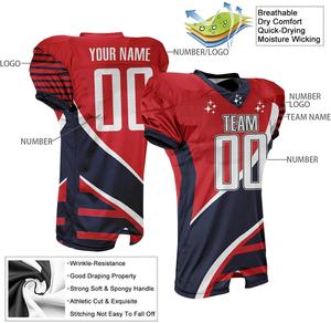 Conçu sur mesure Uniformes de football américain Respirant Sports Team Jersey Pantalon de sublimation numérique Ensemble - Product Image 3