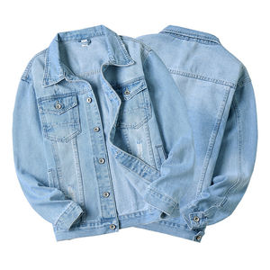 Chaqueta de Hombre Nueva 2025, Diseño Original, Chaqueta Vaquera Lavada Estilo Urbano - Product Image 5