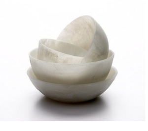 OBTENIR DES ACCENTS ALIMENTAIRES PLAT BOL EN RÉSINE fait à la main élégant plat de service en résine salle à manger bol à salade décoratif durable - Product Image 4