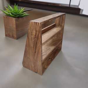 Wood Kitchen Seasoning <b>Rack</b> Three-layer Organizer <b>Spice</b> Storage <b>Rack</b> Acacia Wood Kitchen <b>Spice</b> Jar Storage <b>Wooden</b> Display <b>Rack</b> - Product Image 5