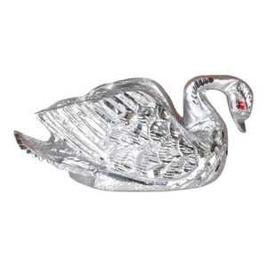 Sculpture de couple d'oiseaux amoureux de qualité supérieure, posant sur une branche, avec une finition dorée élégante, statue décorative en métal pour la décoration moderne de la maison - Product Image 3