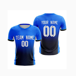 เสื้อฟุตบอลและกางเกงขาสั้นระบายอากาศได้ดี ออกแบบเองได้ตามต้องการ ชุดทีม 100% โพลีเอสเตอร์ ผลิตในปากีสถาน - Product Image 5