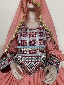 Nuevo Vestido de Novia de Chifón Pesado con Bordado de Encaje, Conjuntos de Vestidos Afganos, Estilo Afgano, Vestido para Mujer, Transpirable, Venta al por Mayor - Product Image 5