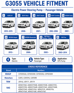 Nouvelle <span class=keywords><strong>pompe</strong></span> de direction assistée électrique hydraulique pour VW <span class=keywords><strong>Polo</strong></span> 6R 9N Skoda Fabia Seat Ibiza OE 6R0423156C 6Q1423051BS Ensemble de <span class=keywords><strong>pompe</strong></span> EHPS - Product Image 6