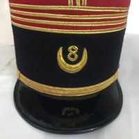 Reproducción de Gorra de Caballería Francesa con Bordado Dorado, Todas las Tallas, Gorras Bummers