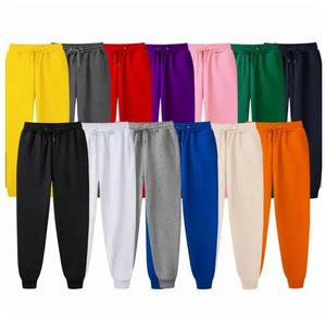 Pantalones de Felpa de Algodón para Invierno, Cómodos, de Corte Holgado - Product Image 6