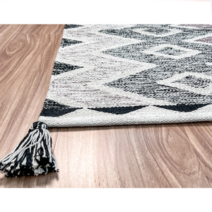 Modern Stylish Eco-Friendly Rectangle Jute Cotton <b>Rug</b> for Home Decor <b>Rustic</b> Multipurpose Runner at Low Price Washable - Product Image 4