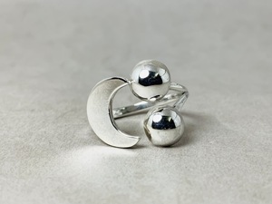 Bijoux Hip Hop 925 Sterling Silver Handmade Double Ball Rings Gypsy Rings Direct Manufacturer Selling Fine Jewelry - Product Image 3