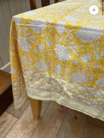 Chemin de table de luxe en coton pur tissé, imprimé floral, personnalisable, écologique, durable et lavable, idéal pour la maison et les mariages