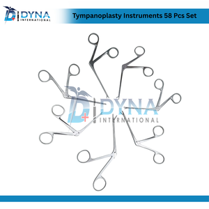 Juego de instrumentos de timpanoplastia de 58 piezas | Herramientas de Cirugía de oído micro | Kit de instrumentos quirúrgicos ENT - Product Image 2