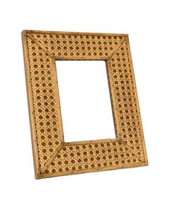 Premium Quality Vintage Style <b>Rattan</b> <b>Photo</b> <b>Frame</b> for Showcasing Wedding <b>Photos</b> Available at Factory Price from India - Product Image 1