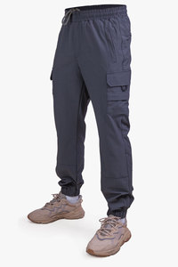 Pantalon tactique en tissu coupe skinny 100% coton, décontracté, couleur anthracite, confortable, flexible, coupe régulière, approvisionnement en gros - Product Image 2