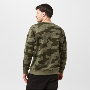 OEM personalizado Unisex Simple cuello redondo sudadera moda estilo de gran tamaño sudadera hombres ajuste relajado sudadera de algodón - Product Image 4