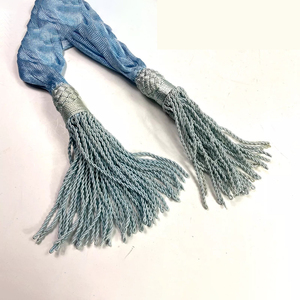 Wholesale 2025 Double Tassel <b>Black</b> <b>Shawl</b> Satin 2024 Graduation Sash logo Adult Ceremonial Scarf Honor Sash top quality - Product Image 6