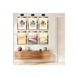 ชุดภาพวาด MDF ไร้ขอบทำจากแก้ว6ชิ้นรูปสัตว์ - Product Image 1