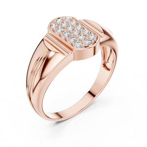 Bague en or blanc 14 carats avec diamant rond de laboratoire pour femmes |   Vêtements de tous les jours |   Nouveau diamant cultivé - Product Image 5