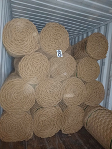Coconut coir mat export item with solid structure and rough surface ideal for wholesale distribution worldwide - Product Image 2