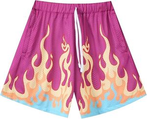 Pantalones cortos con estampado personalizado de fabricante de ropa de calle OEM para hombre, pantalones cortos de sudor desteñidos de algodón con estampado de espuma en 3D - Product Image 3