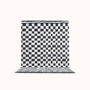 Tapis en laine moderne noué à la main de style marocain à prix d'usine personnalisable pour intérieurs de luxe et maisons faits à la main en Inde - Product Image 1