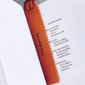 Marque-page en cuir élégant fait main cadeau personnalisé souvenir durable de haute qualité parfait pour les lecteurs d'Indonésie - Product Image 6