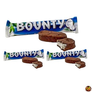ช็อกโกแลตนม bountyy บาร์รสหวานแหววคาราเมลเวเฟอร์กรอบบิสกิตชิ้นถั่วผสมบอลแบบแข็งจำนวนมาก - Product Image 6