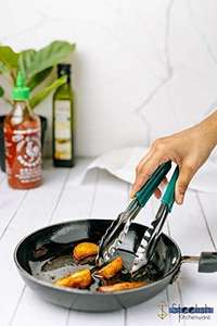 Premium Quality 2024 Metal Kitchen Food <b>Serving</b> <b>Tongs</b> for Cooking BBQ Grilling Heat Resistant Stainless Steel <b>Tongs</b> - Product Image 4