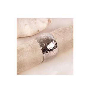 Anneau de serviette personnalisé en acier inoxydable, vente en gros, anneaux de porte-serviette de décoration de mariage pour la vaisselle - Product Image 2